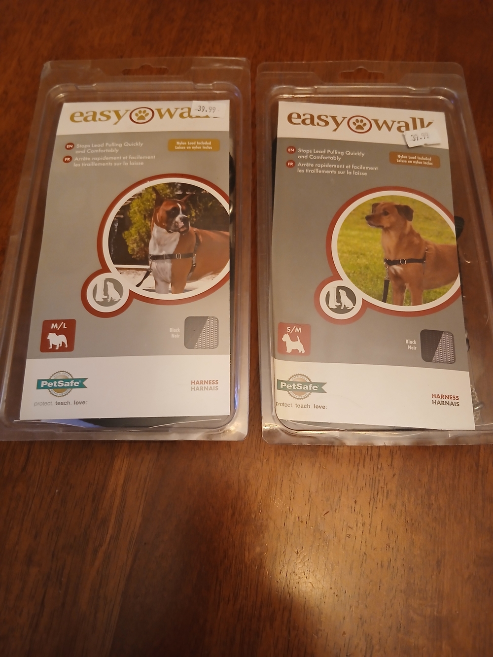 PetSafe Easy Walk Dog Harness - Black (Pack).Price for 2